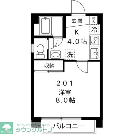 シンコウハイツの物件間取画像